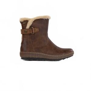 NEW SPRING FOOTWEAR women's milagra short boot in medium brown